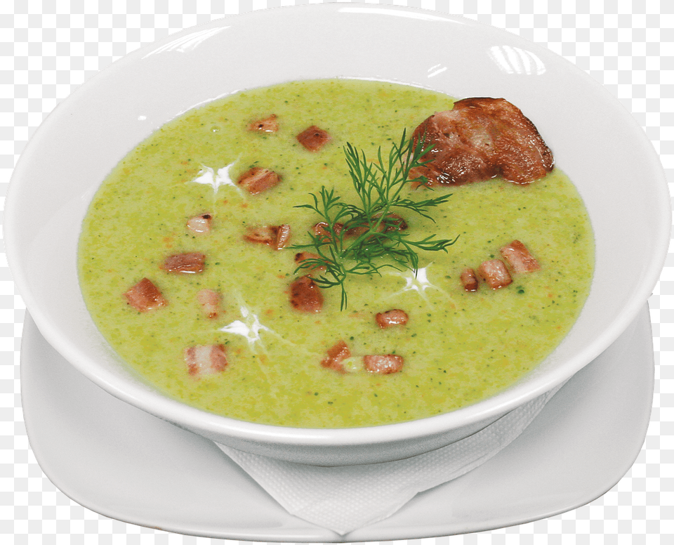 Broccoli Cheese Soup Recipe Green Soup Transparent Background, Bowl, Dish, Food, Meal Png Image
