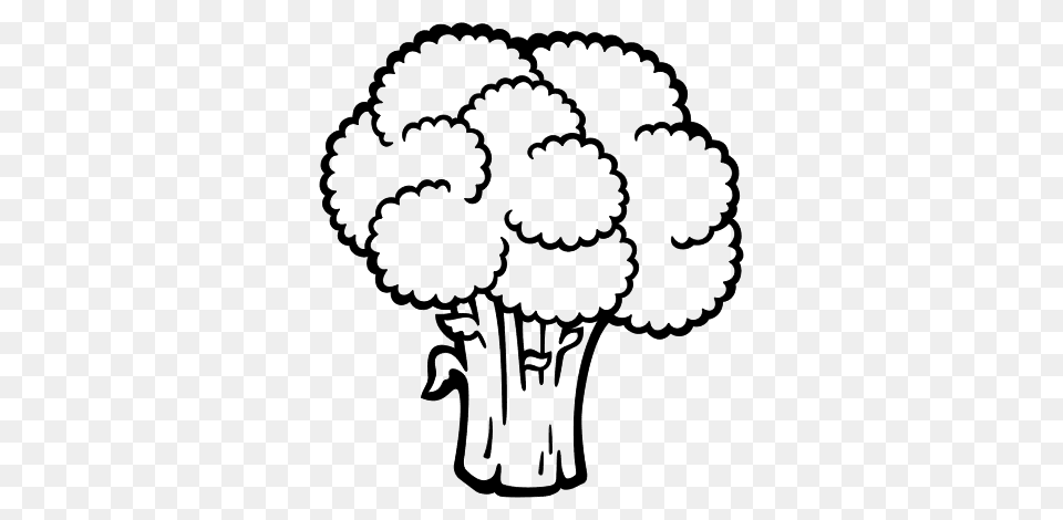 Broccoli Clipart Nice Clip Art, Gray Png Image