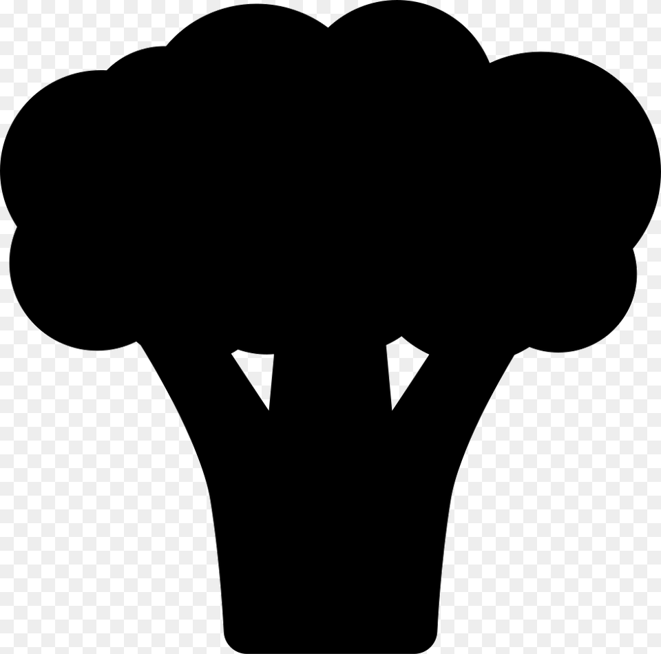 Broccoli Clipart Silhouette, Food, Produce, Person Png Image