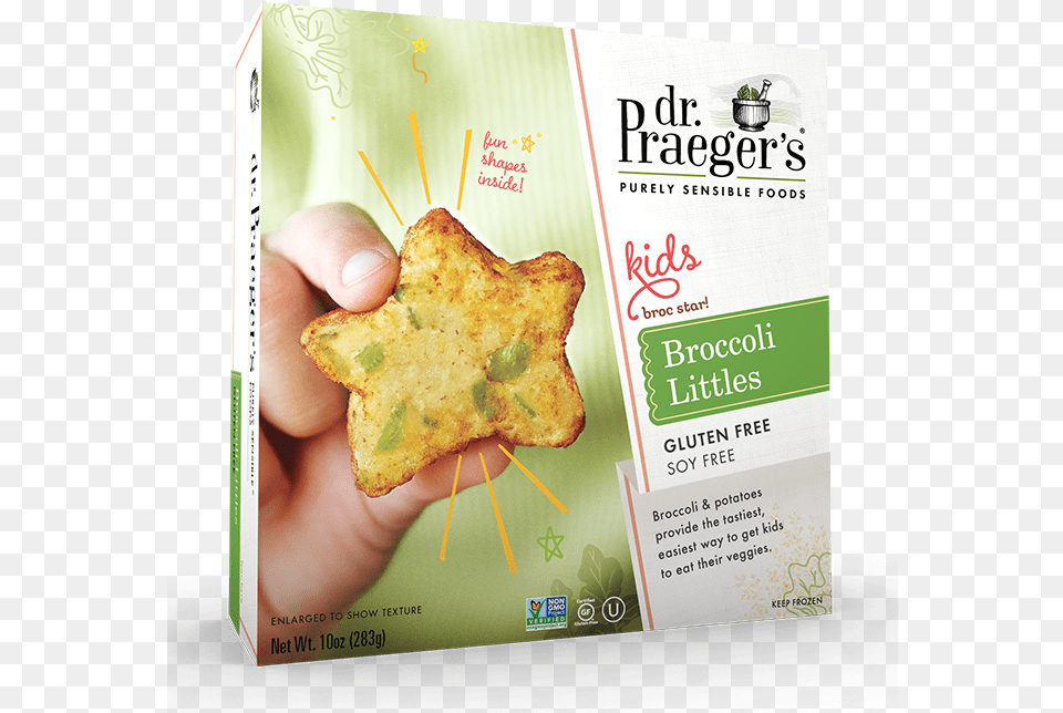 Broccoli Littles Dr Praeger39s Broccoli Littles, Bread, Food, Sweets, Advertisement Free Transparent Png