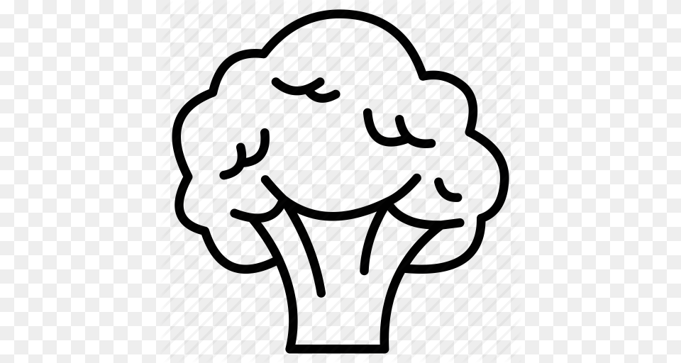 Broccoli Outline Clipart Cream Of Broccoli Soup Clip, Body Part, Hand, Person, Art Free Png Download