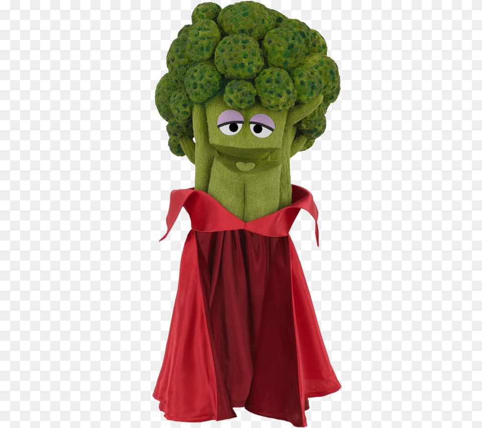 Broccoli With A Cape, Food, Plant, Produce, Vegetable Png