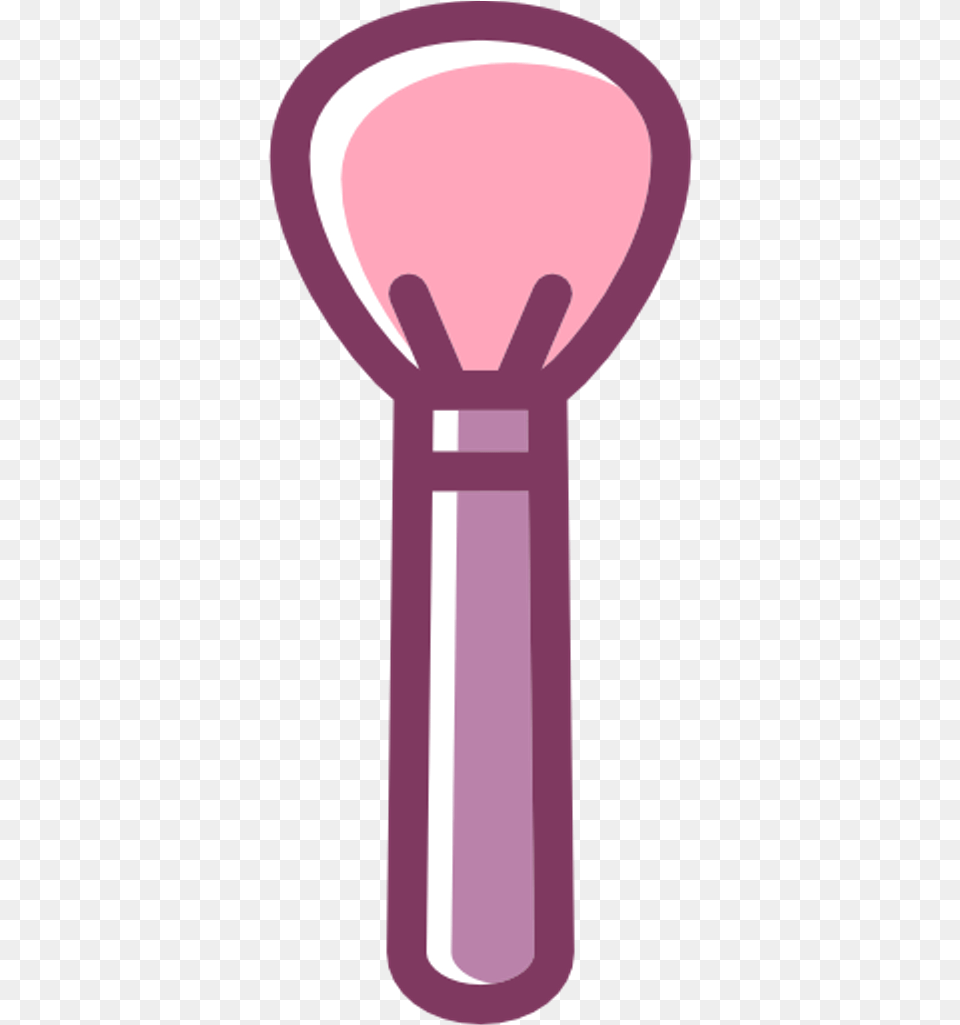 Brochaanimada Makeup Brush Icon Pink, Cutlery, Lighting, Spoon, Cross Free Transparent Png