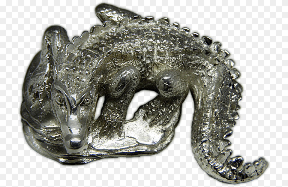 Broche Artesanal En Plata De Un Cocorilo Alligator, Accessories, Adult, Bride, Female Free Png Download