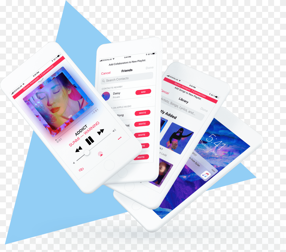 Brochure Apple Music, Mobile Phone, Electronics, Phone, Person Free Transparent Png