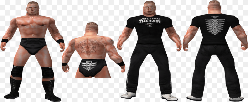 Brock Lesnar, Back, Body Part, Person, Adult Free Png Download