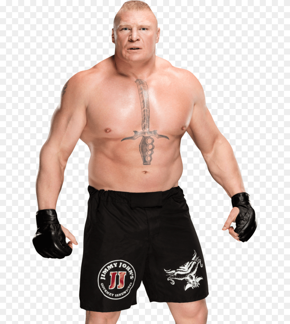 Brock Lesnar Brock Lesnar 2018, Tattoo, Clothing, Skin, Shorts Png