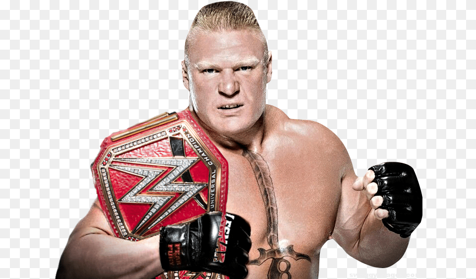 Brock Lesnar Custom Universal Champion Brock Lesnar Universal Champion, Adult, Male, Man, Person Free Png