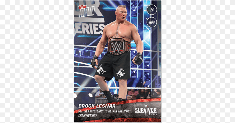 Brock Lesnar Def Wwe Survivor Series 2019 11, Adult, Person, Male, Man Free Png Download