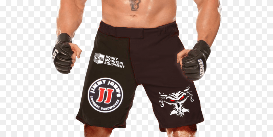 Brock Lesnar Full Body, Clothing, Shorts, Glove, Swimming Trunks Png