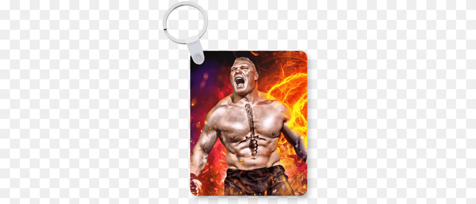 Brock Lesnar Printed Keychain Brock Lesnar, Adult, Person, Man, Male Free Png Download
