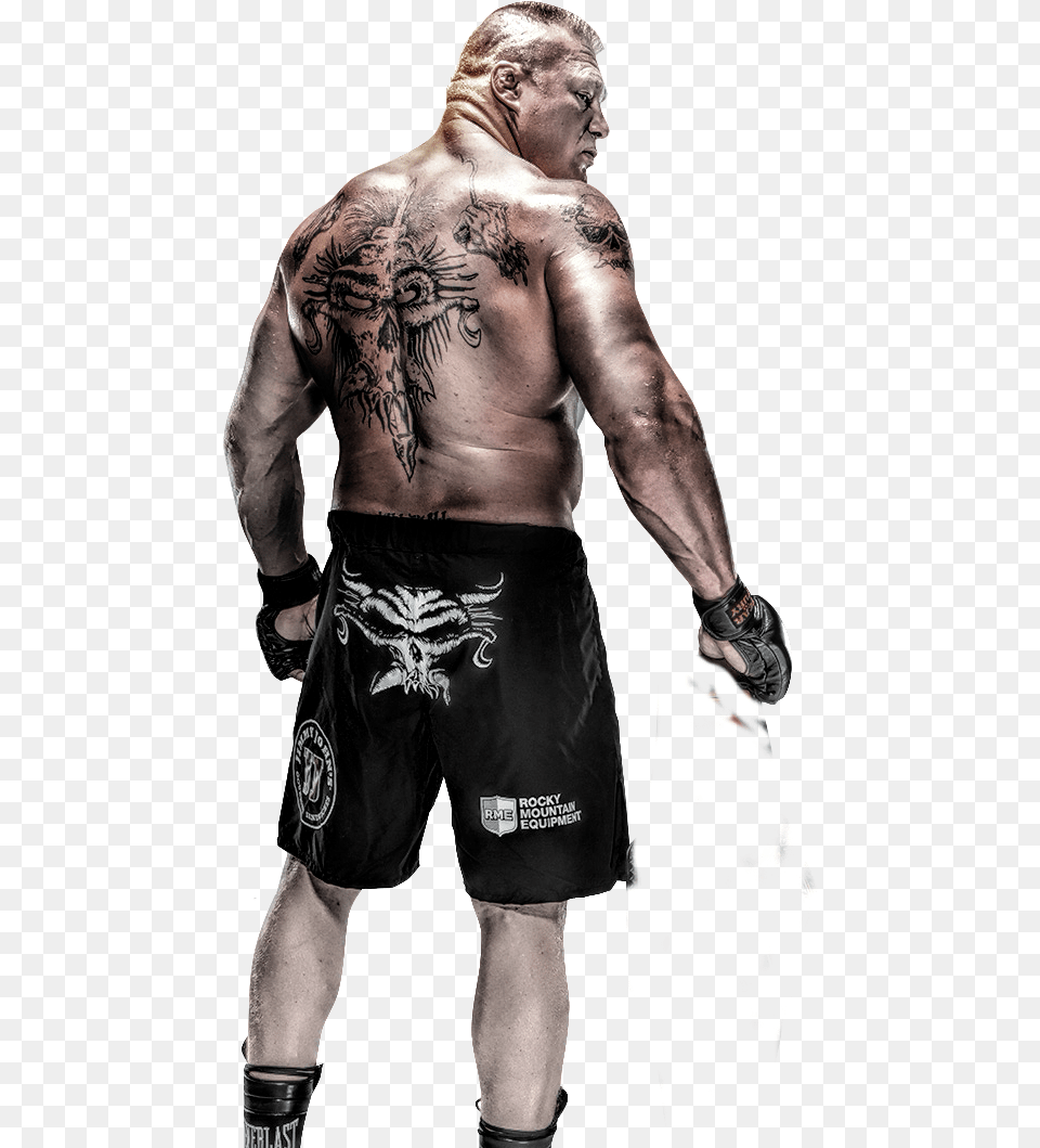 Brock Lesnar Render 2017, Tattoo, Back, Body Part, Clothing Free Png