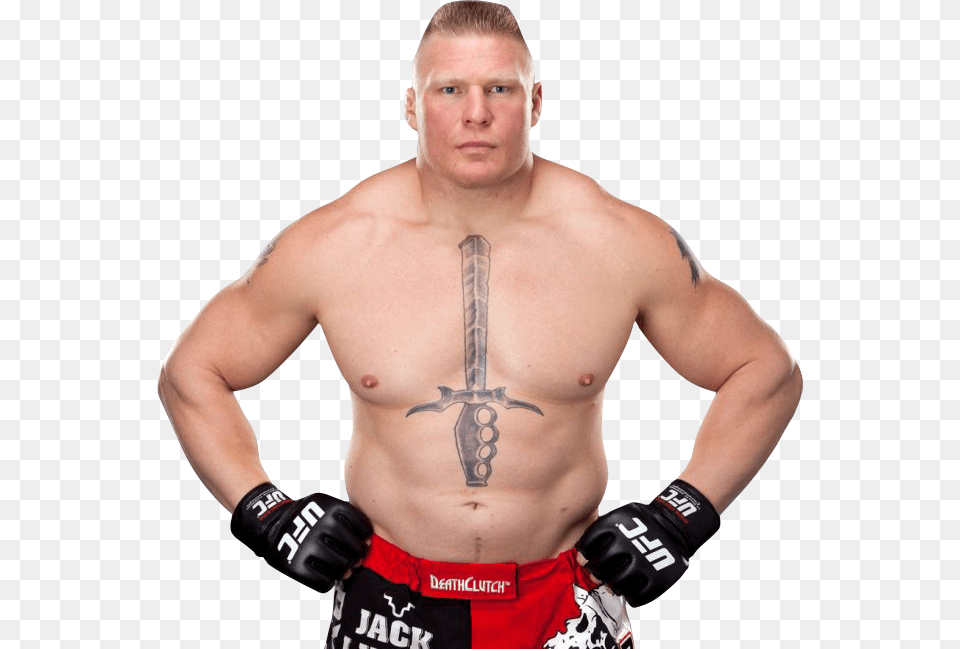Brock Lesnar Ufc Wwe Brock Lesnar, Tattoo, Skin, Person, Man Free Png Download