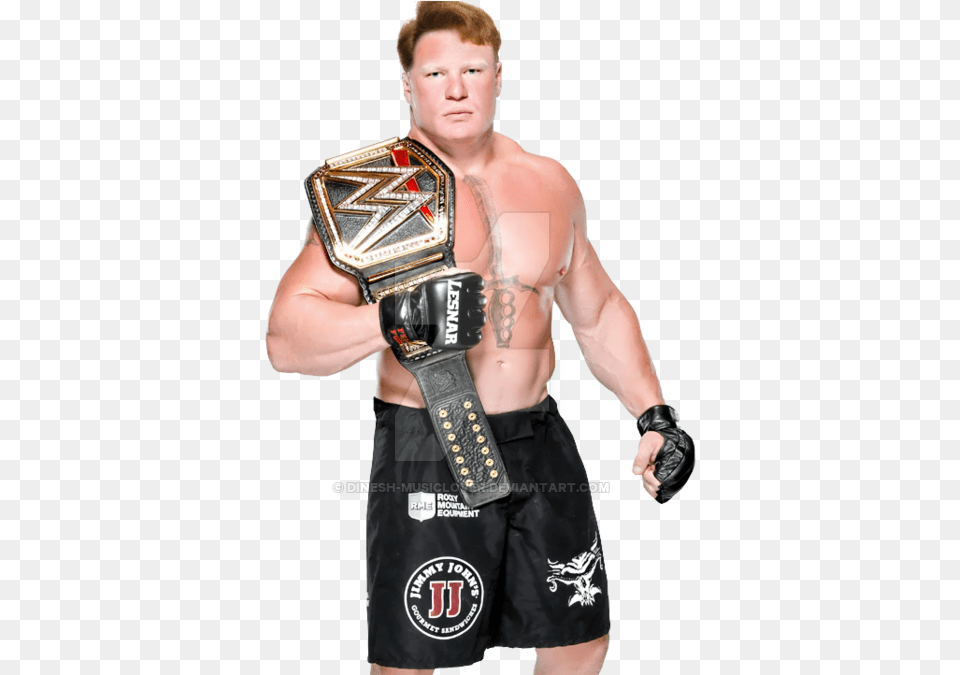 Brock Lesnar World Champion, Accessories, Belt, Adult, Person Png