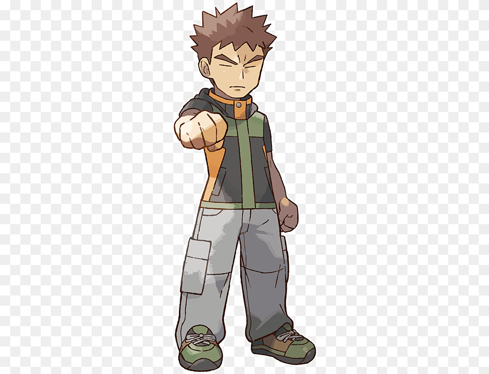 Brock Pokemon Let39s Go, Book, Comics, Publication, Person Png Image