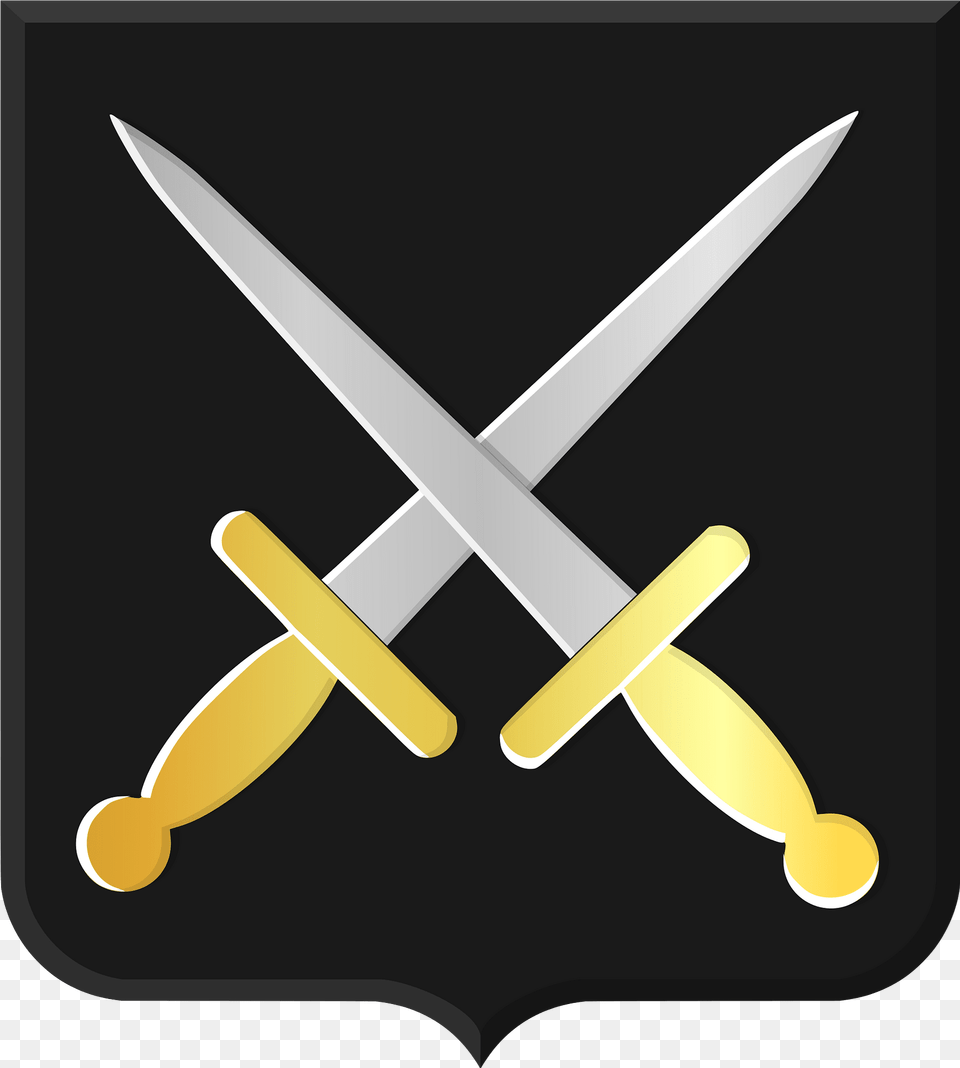 Broecke Heerlijkheidswapen Clipart, Blade, Dagger, Knife, Sword Free Png Download