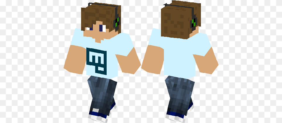 Brofist Pewdiepie In Inecraft, Clothing, Pants, Box, Cardboard Free Png Download