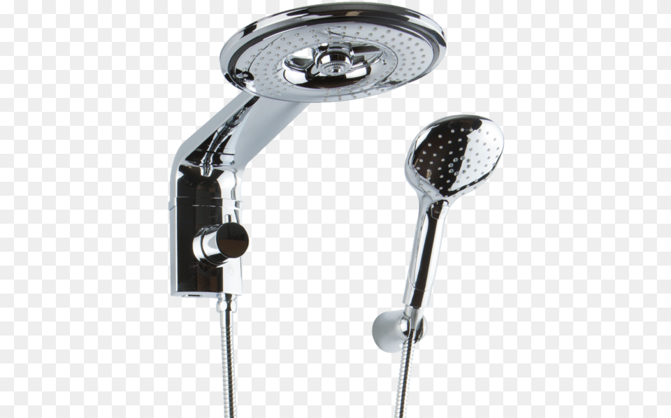 Brohn Tribano Chrome Multifunction Shower Head With Trident Shower Head Borhn Finish Chrome, Indoors, Bathroom, Room, Shower Faucet Png Image