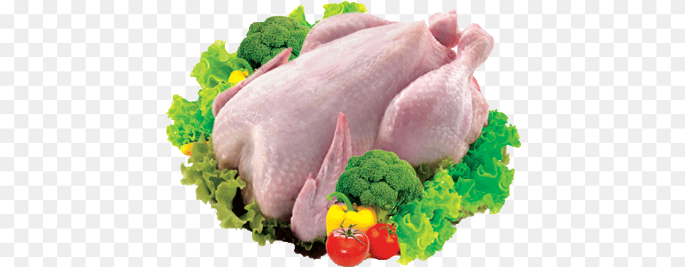 Broiler Whole Dressed Chicken, Food, Produce, Meal Free Transparent Png