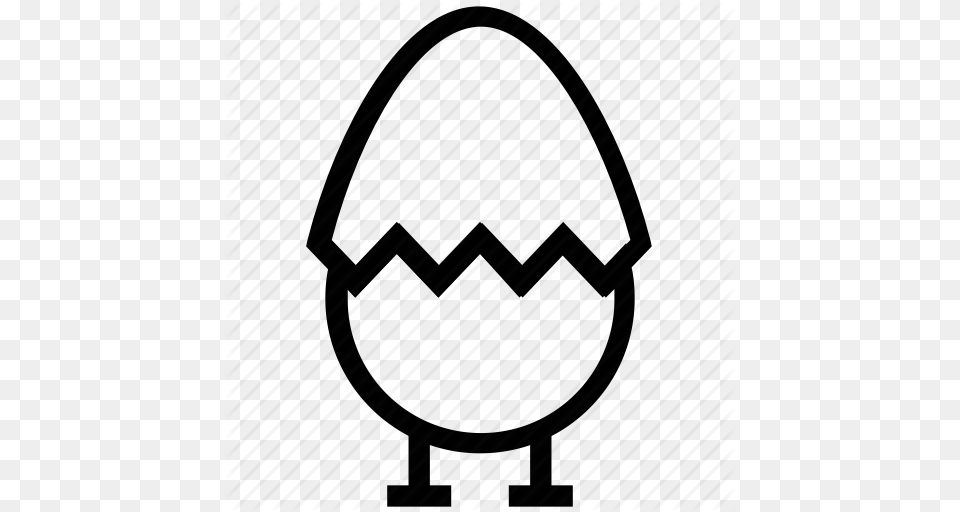 Broke Egg Chick Egg Decorative Easter Egg Paschal Egg Icon, Food Free Png