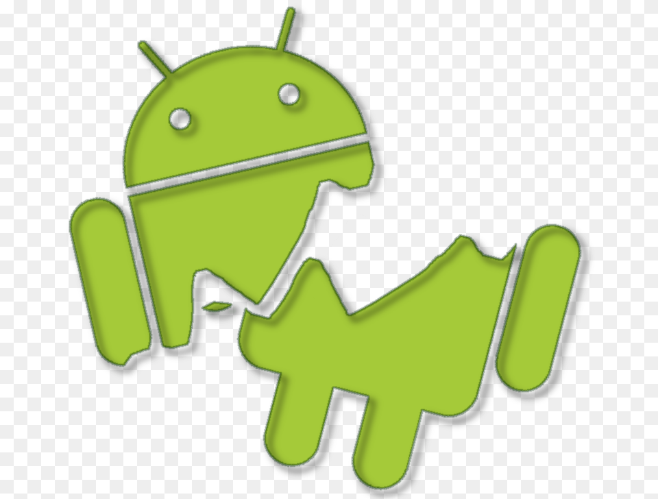 Broken Android Android Broken, Green Png