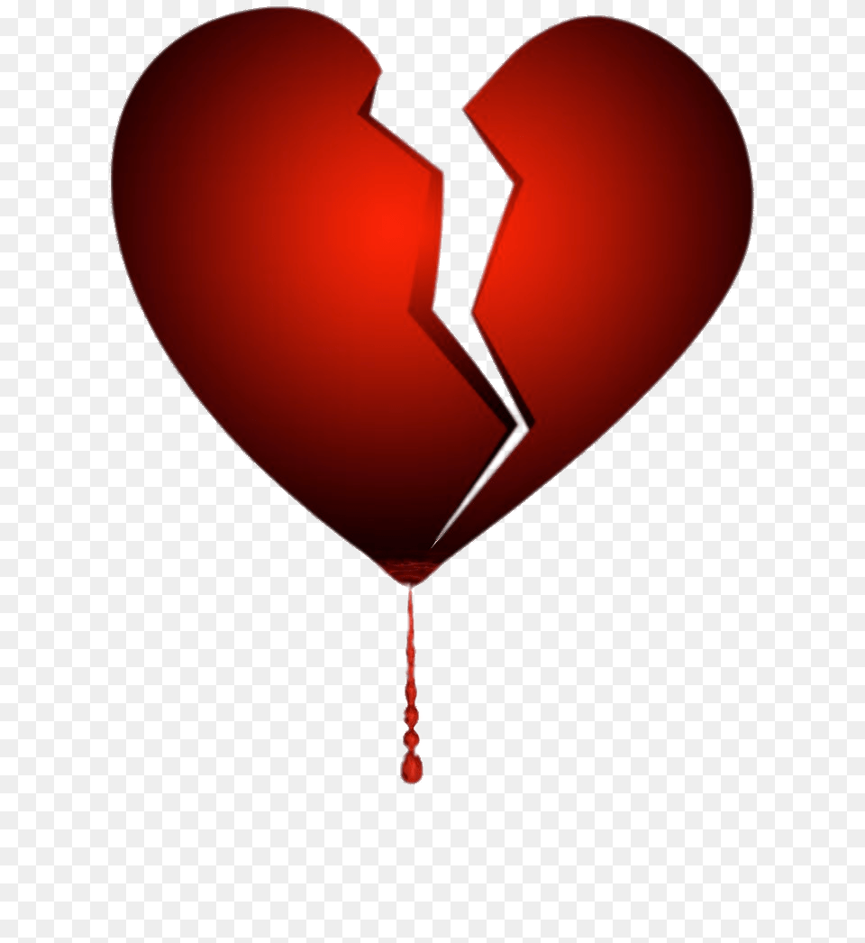 Broken Bleeding Heart Transparent Broken Heart For Picsart, Balloon Free Png