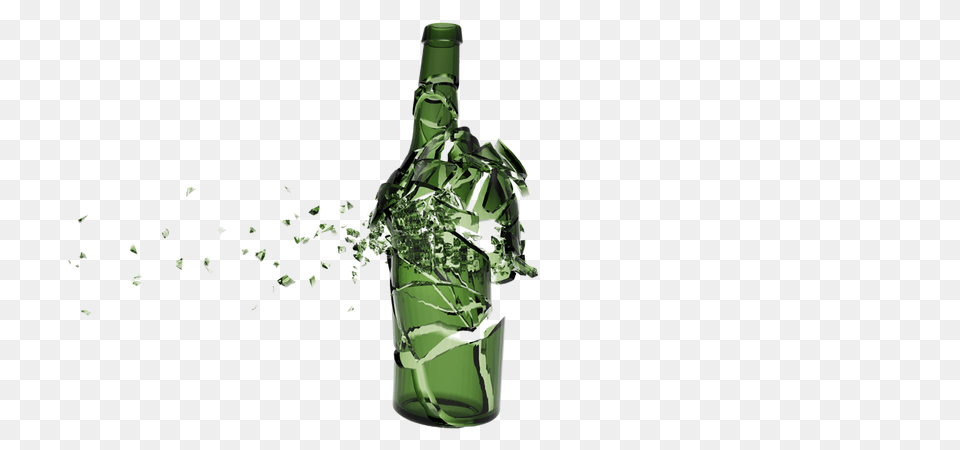 Broken Bottle, Alcohol, Beverage, Liquor, Wine Png