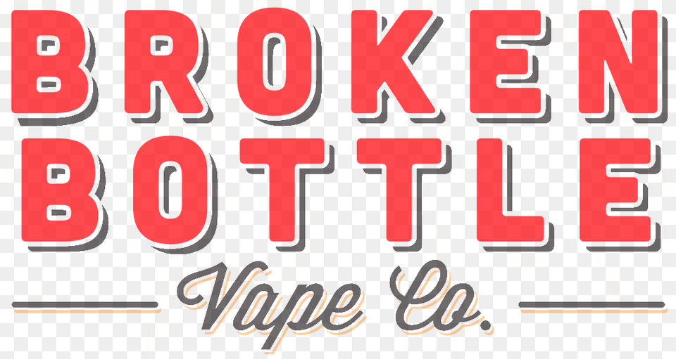 Broken Bottle Vape Co Electronic Cigarette Aerosol And Liquid, Text, Baby, Person, Number Png Image