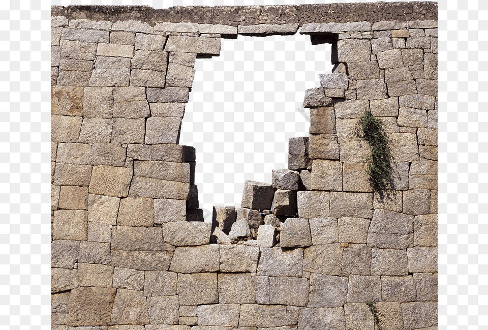 Broken Brick Transparent Broken Wall, Architecture, Building, Hole, Plant Free Png