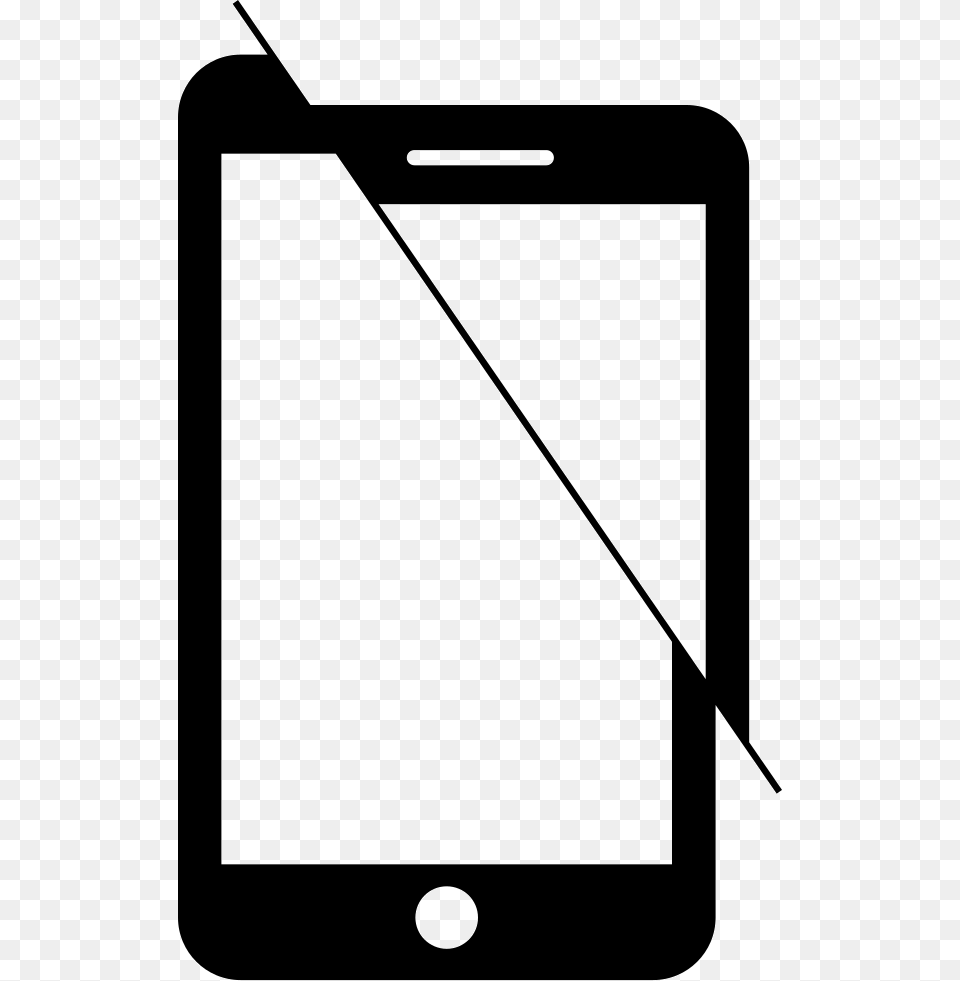 Broken Cellphone Smartphone, Electronics, Mobile Phone, Phone, Blackboard Free Png Download