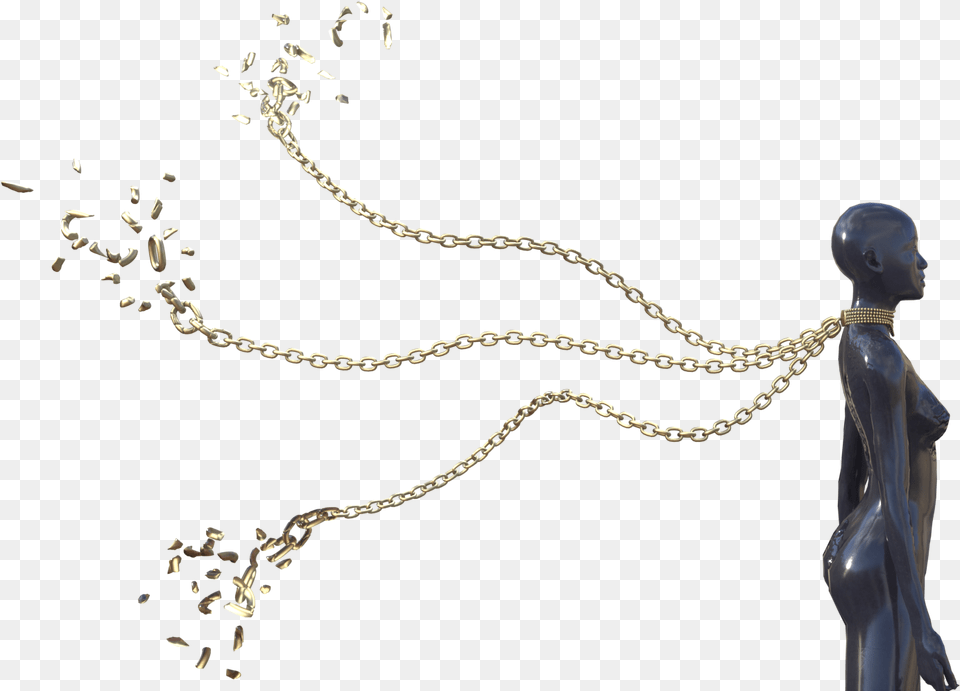 Broken Chains Chain, Accessories, Jewelry, Necklace, Person Free Png