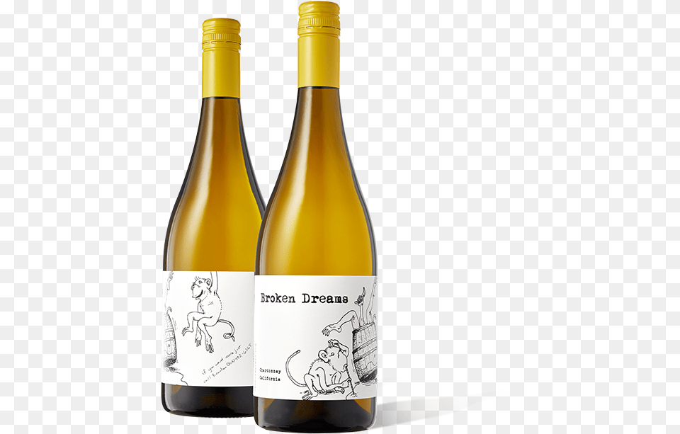 Broken Dreams Chardonnay 2015, Alcohol, Beverage, Bottle, Liquor Free Transparent Png