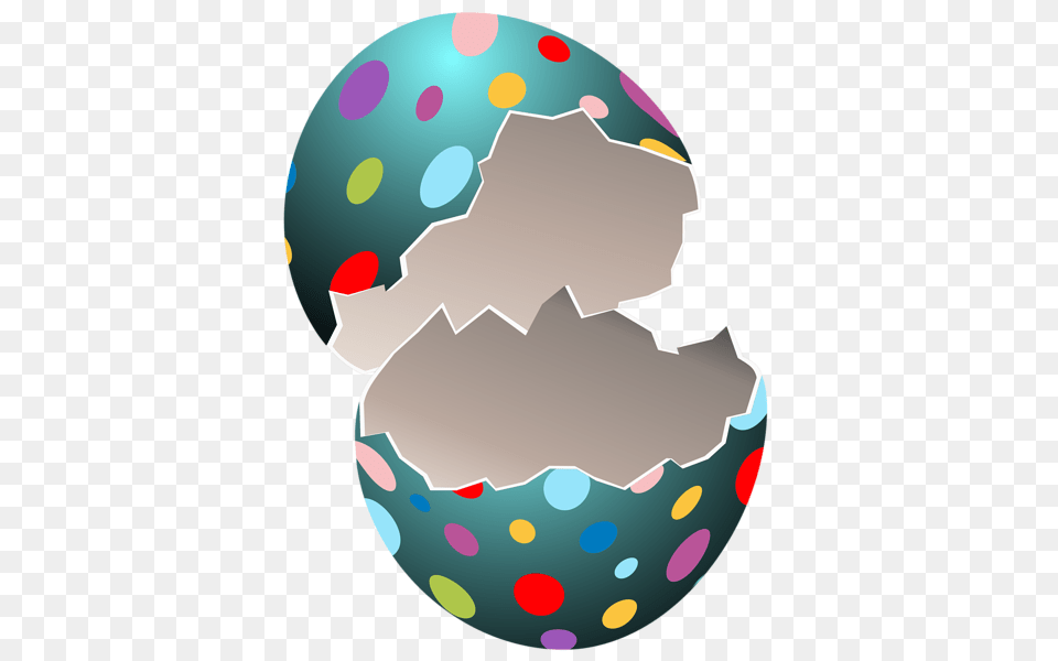 Broken Easter Egg Clip Art Gallery, Sphere, Astronomy, Outer Space, Planet Free Transparent Png