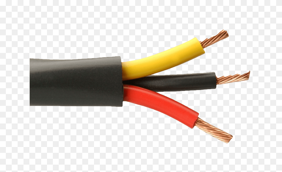 Broken Electrical Wires 3 Core 15 Sq Mm Cable, Wire Free Png Download