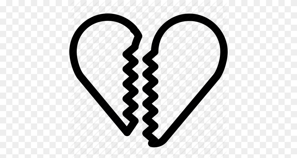 Broken Farewell Heart Love Romance Valentine Yumminky Icon Free Png