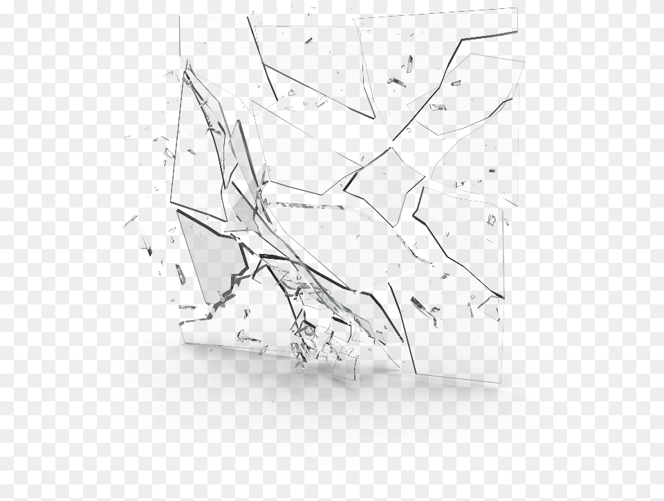 Broken Glass Brokenglass Sketch, Art, Modern Art Free Png