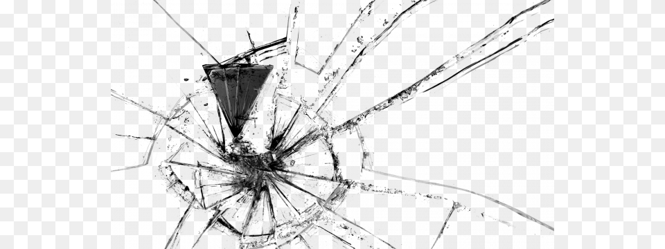 Broken Glass Efecto Cristal Roto, Gray Free Png
