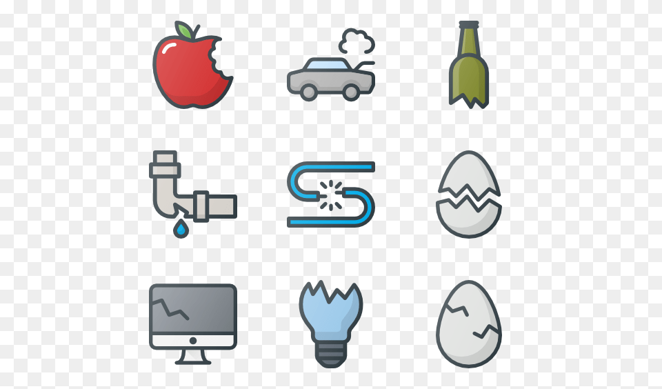 Broken Glass Icon Packs, Logo, Car, Transportation, Vehicle Free Transparent Png