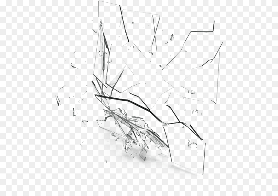 Broken Glass Transparent Side View Shattered Glass, Art, Drawing, Ice, Adult Png