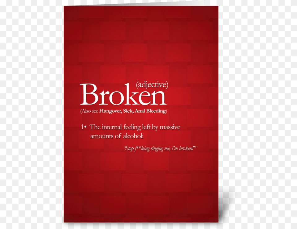 Broken Greeting Card Graphic Design, Advertisement, Poster, Publication, Book Free Png