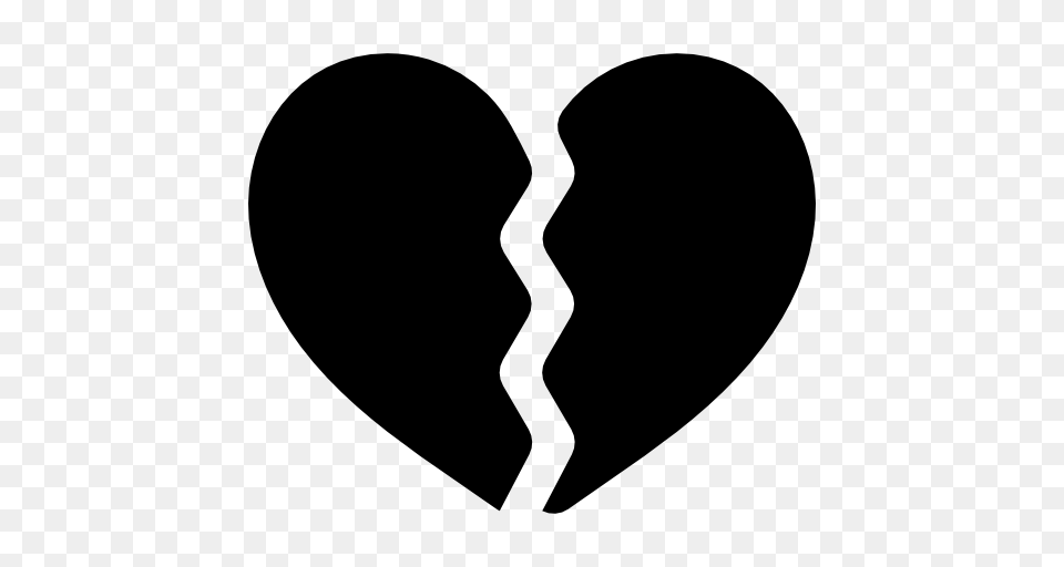 Broken Heart, Stencil, Silhouette, Person Png Image