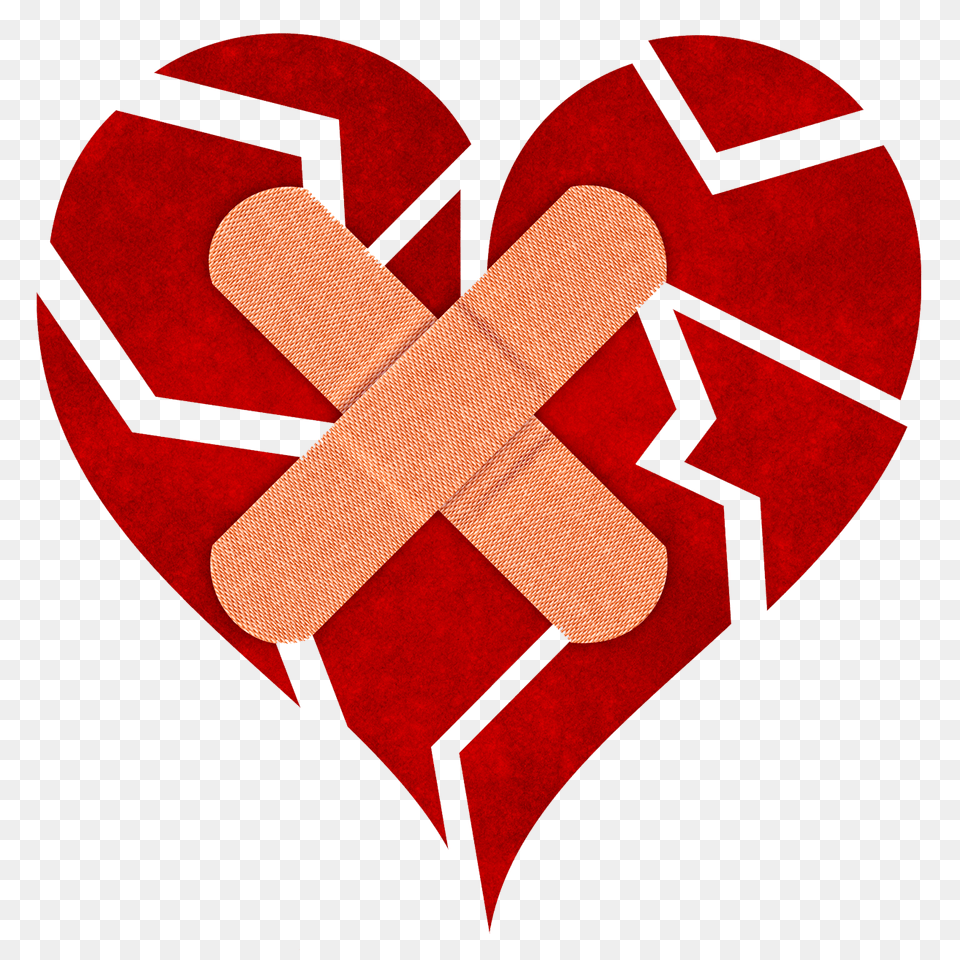 Broken Heart, Bandage, First Aid Free Transparent Png