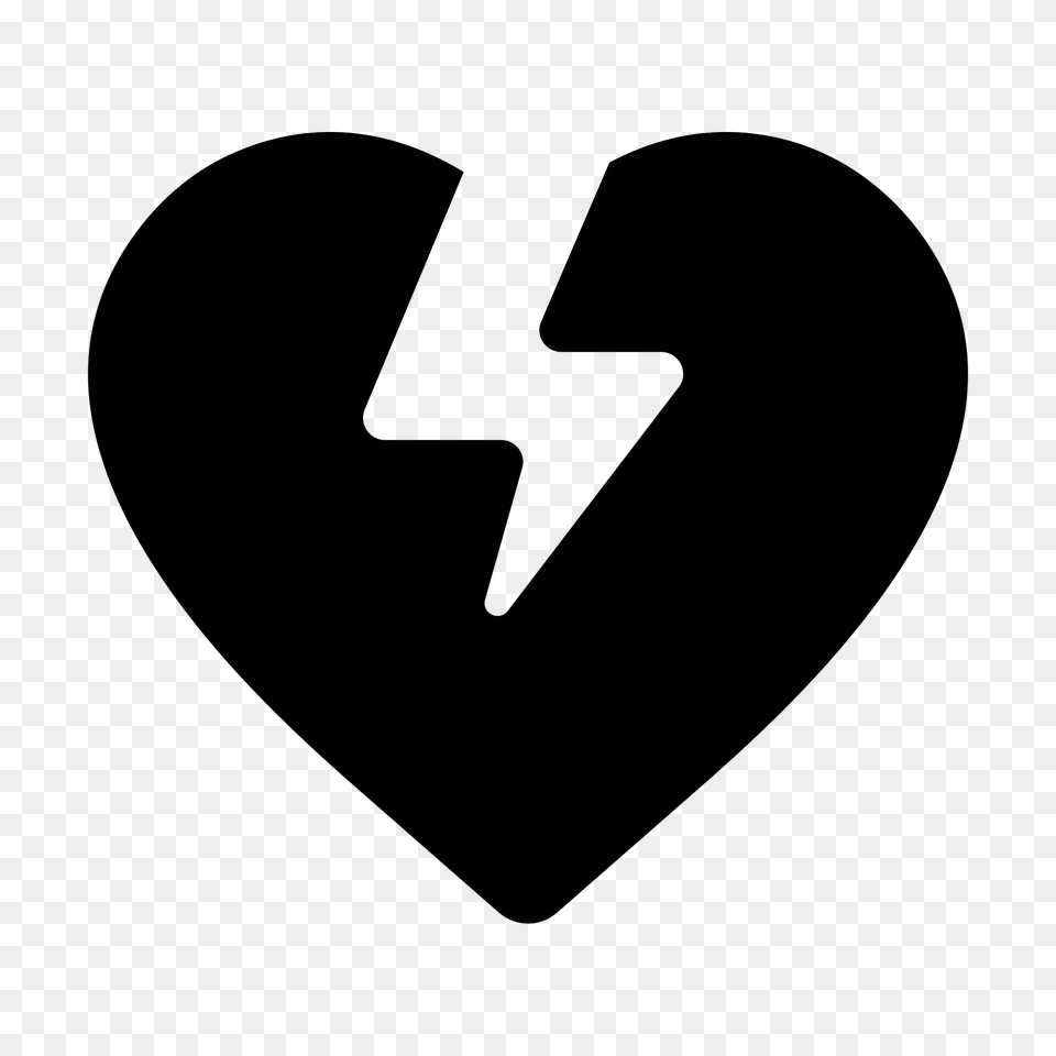 Broken Heart, Gray Png