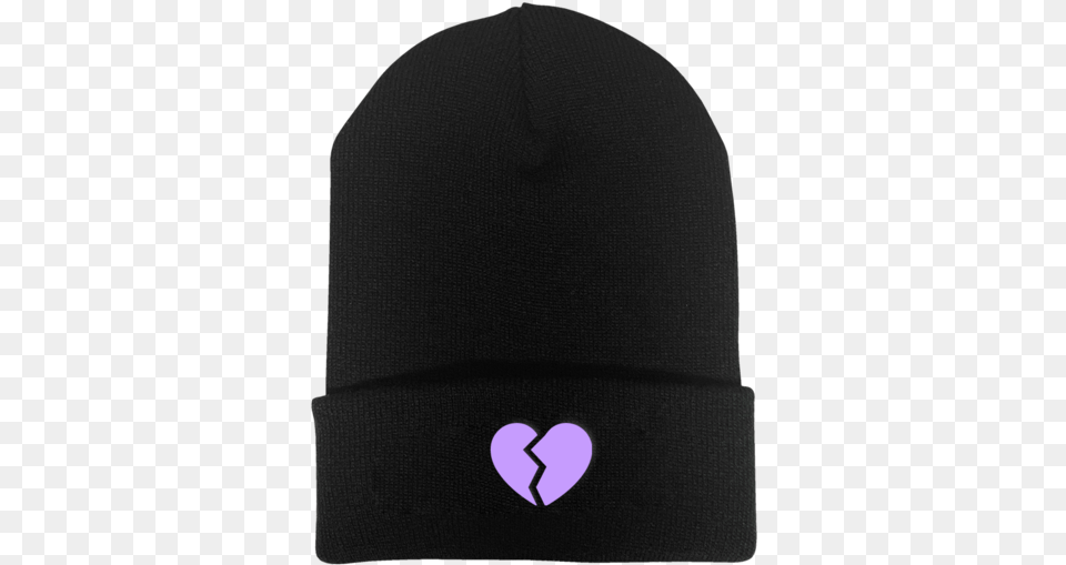 Broken Heart Beanie Gnash Toque, Cap, Clothing, Hat, Person Png Image