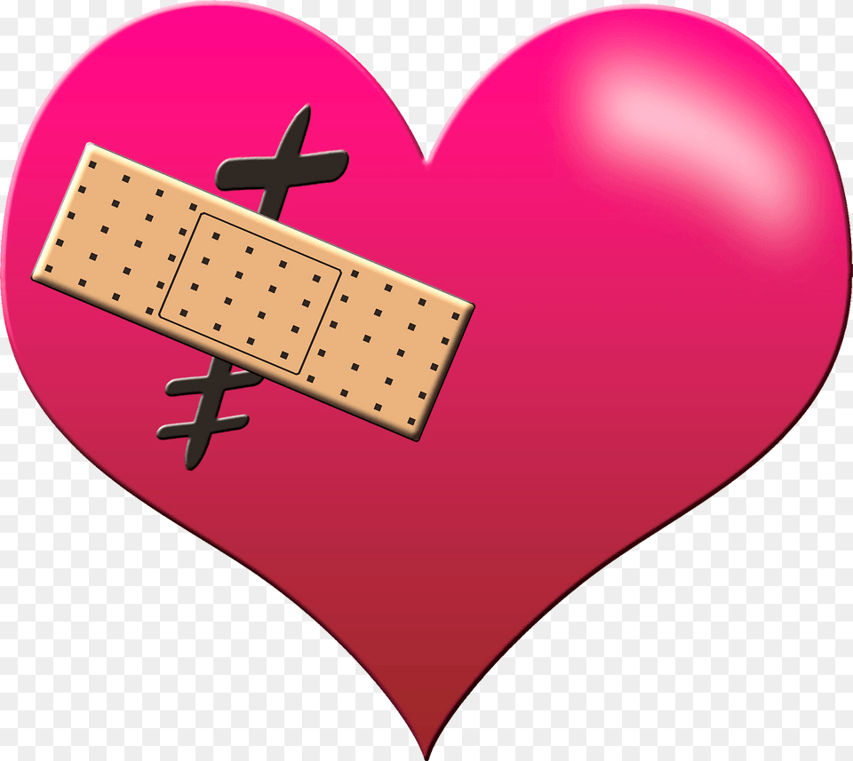 Broken Heart Clipart, First Aid, Bandage Png Image