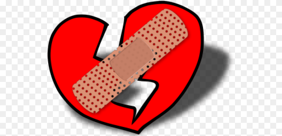 Broken Heart Clipart Boy Relationship Break Broken Heart Clip Art, Bandage, First Aid, Food, Ketchup Free Png Download