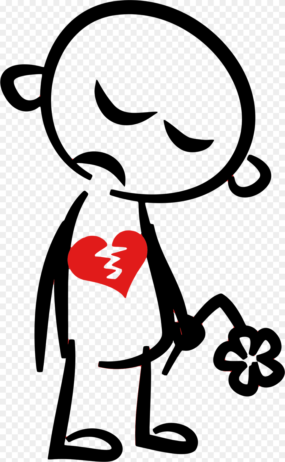 Broken Heart Clipart Gambar Png