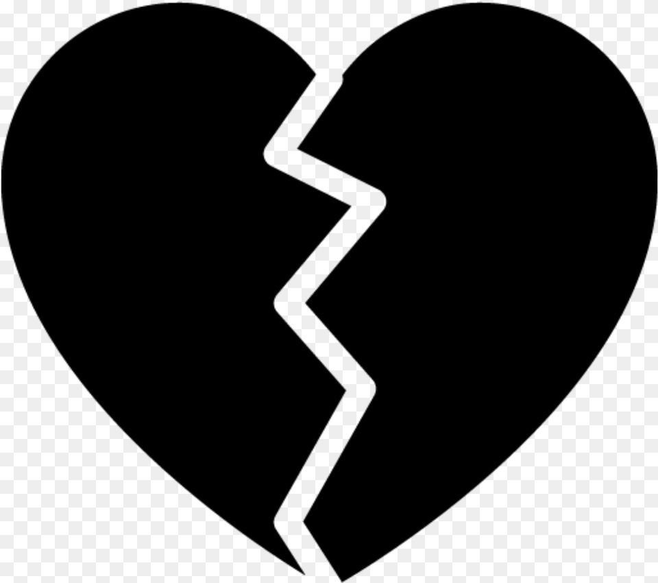 Broken Heart Clipart Picsart Lil Peep Broken Heart Tattoo, Gray Free Png
