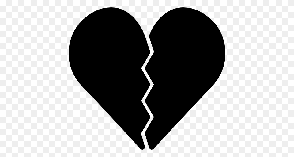 Broken Heart Clipart Silhouette, Stencil, Person Free Png