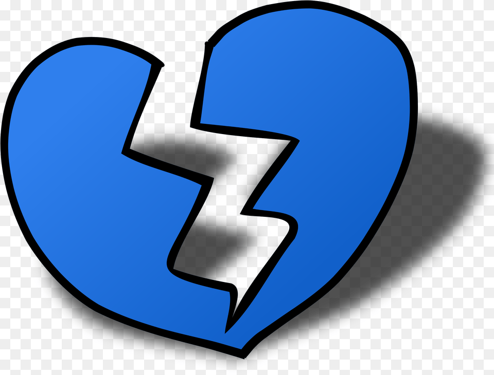 Broken Heart Coloring Pages Broken Blue Heart Emoji, Logo, Symbol Png Image